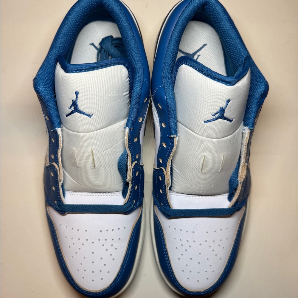 Jordan Blue and White Men's Sneakers
